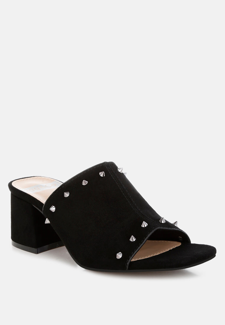 agape genuine suede leather slip ons#color_black