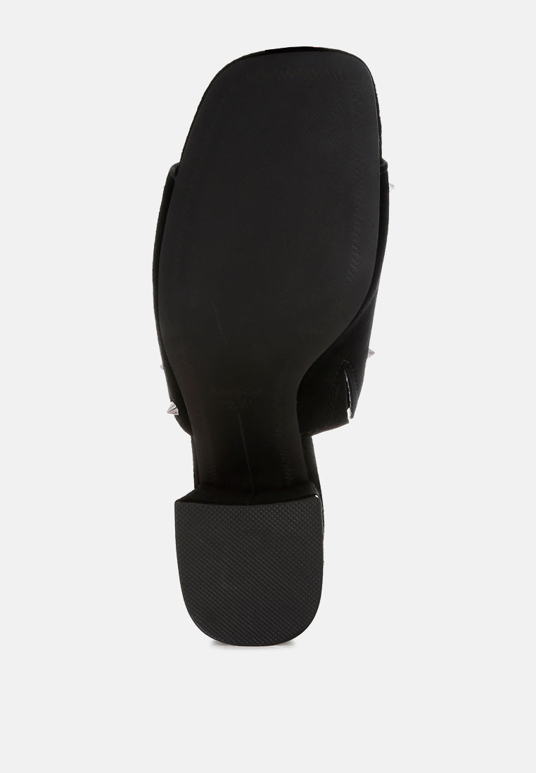 agape genuine suede leather slip ons#color_black