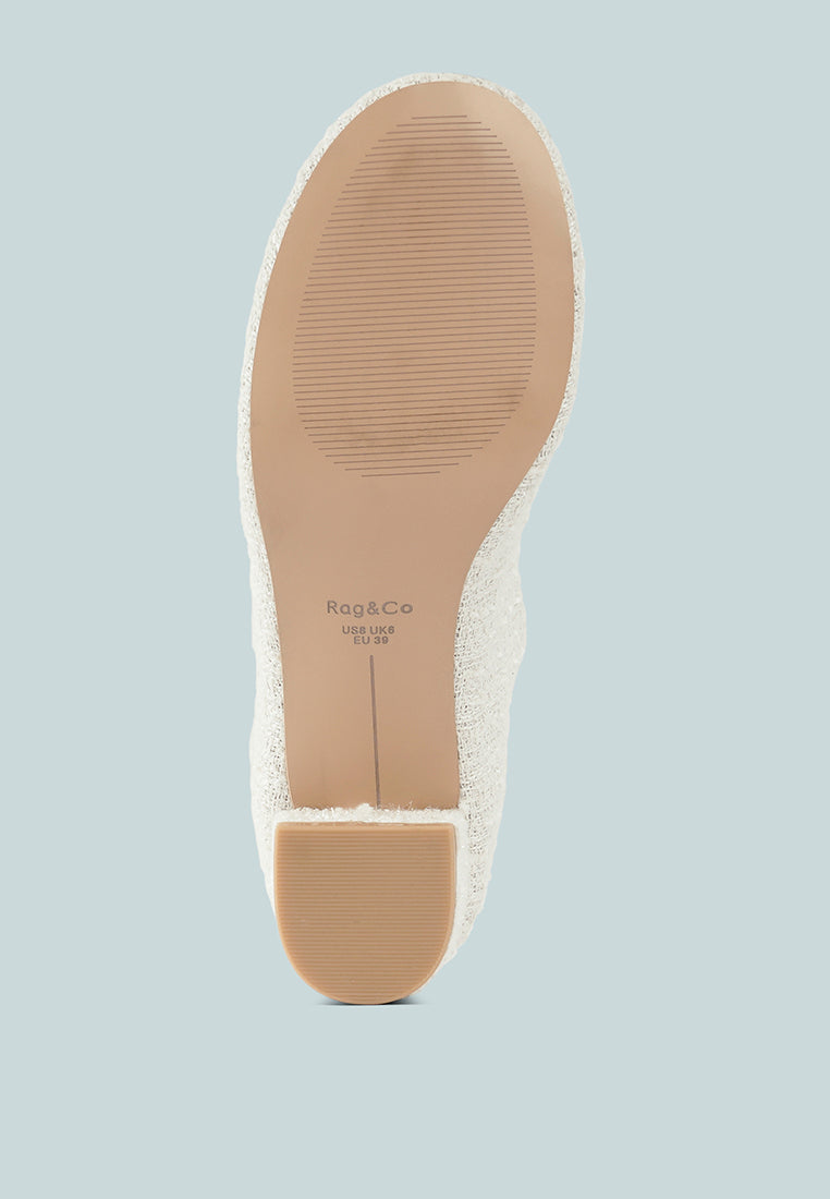 antara tweed mary jane sandals#color_white