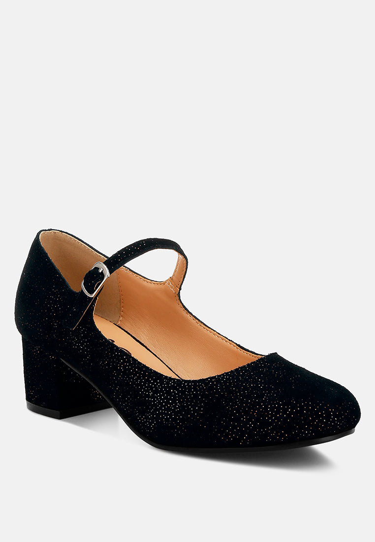 bettola shimmer suede mary jane sandals#color_black