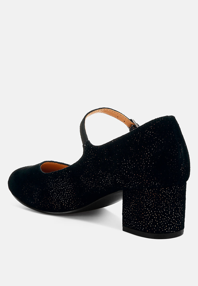 bettola shimmer suede mary jane sandals#color_black