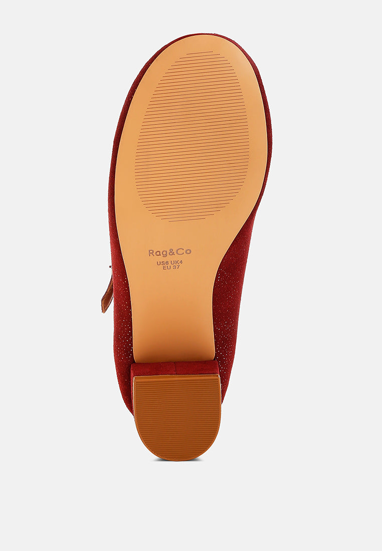 bettola shimmer suede mary jane sandals#color_red
