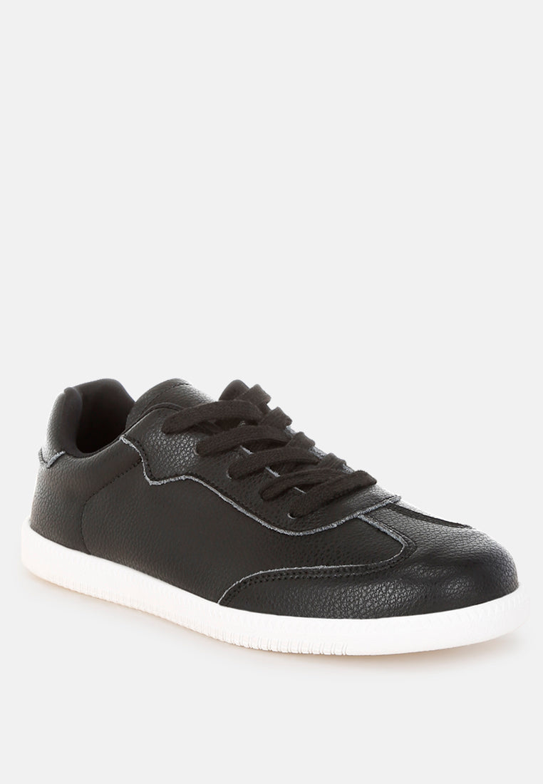 bostonia real leather casual sneakers#color_black