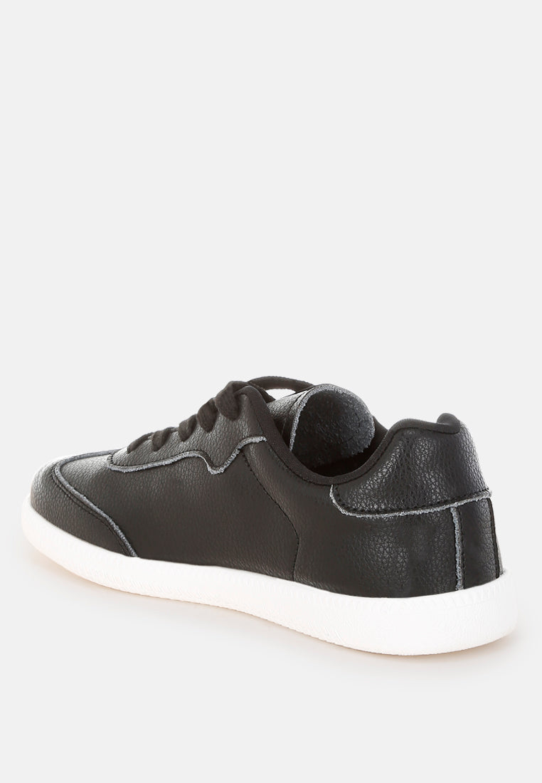 bostonia real leather casual sneakers#color_black