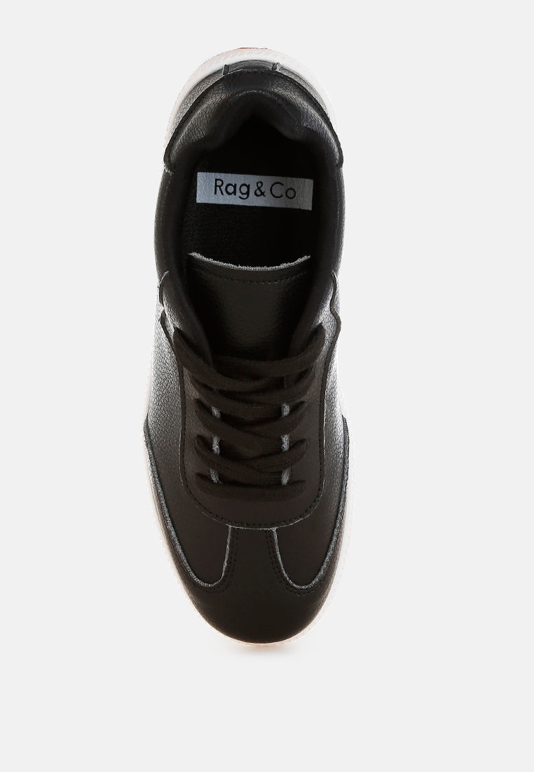bostonia real leather casual sneakers#color_black