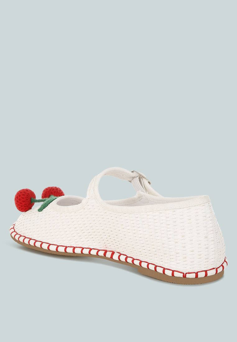 brunch date cherry accent mary jane flats#color_white