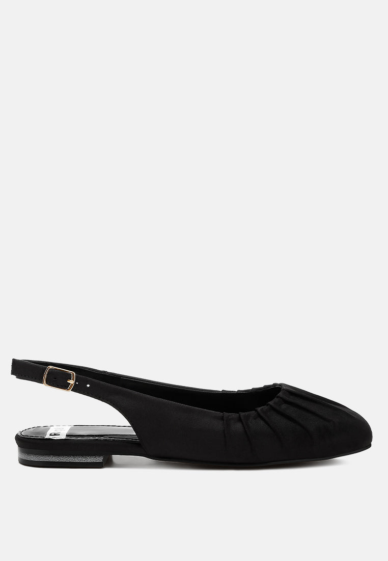 cheeni satin square toe flat slingbacks#color_black
