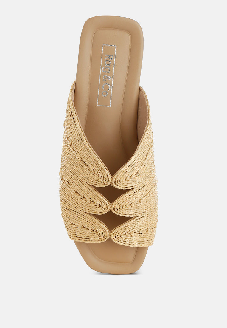 daisy doe raffia square toe flats#color_beige