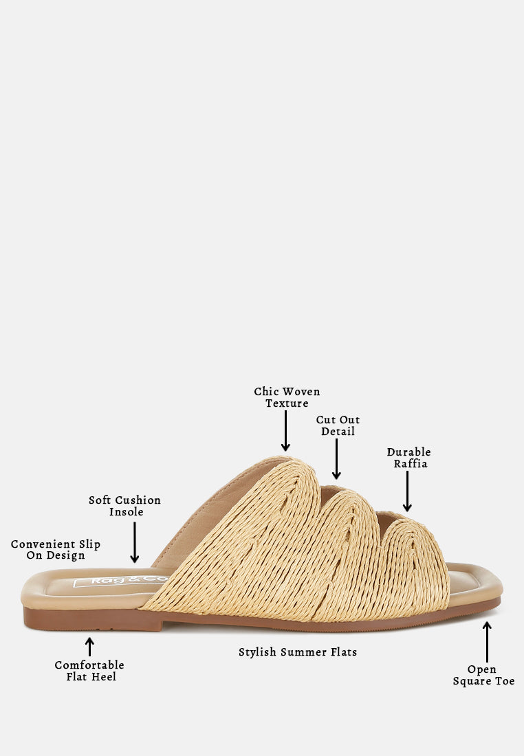 daisy doe raffia square toe flats#color_beige