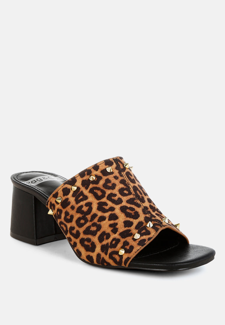 edama leopard print studded slip ons#color_leopard