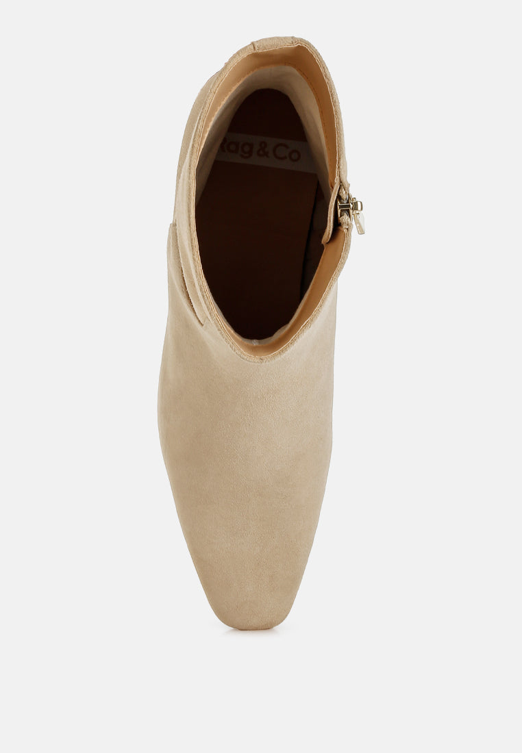 hakra flared heel suede boots#color_beige