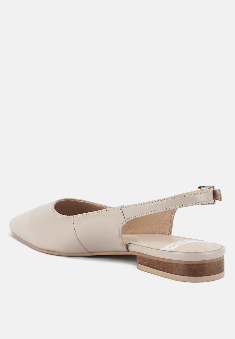 hocane genuine soft leather slingback sandals#color_beige