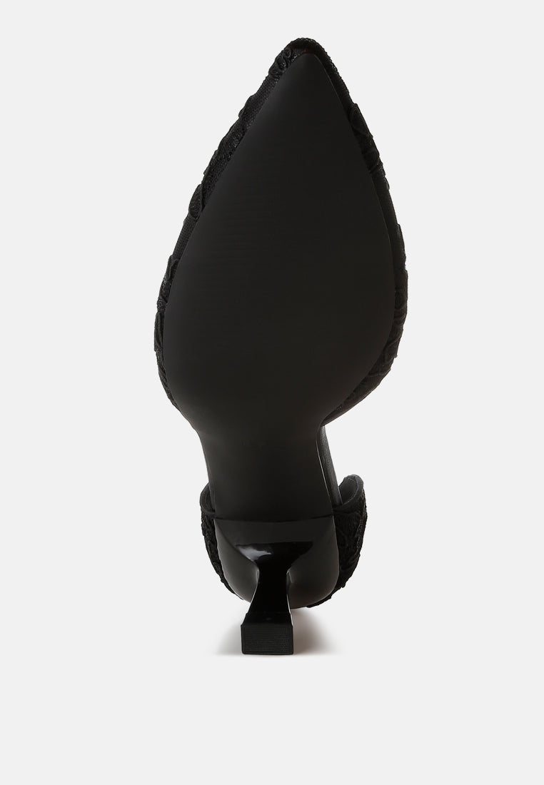 laika lace kitten heel sandals#color_black