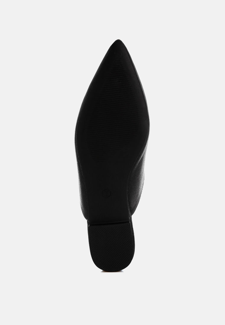 magnum diamante strap glitter mules#color_black