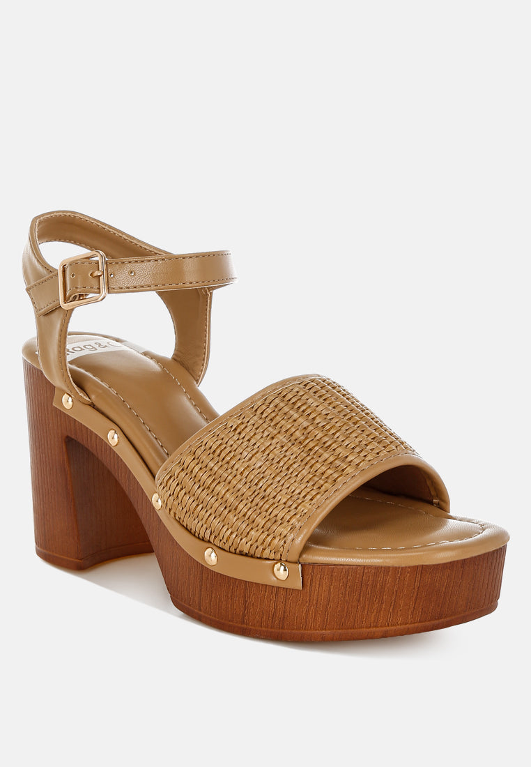 mazaro raffia chunky sandals#color_natural
