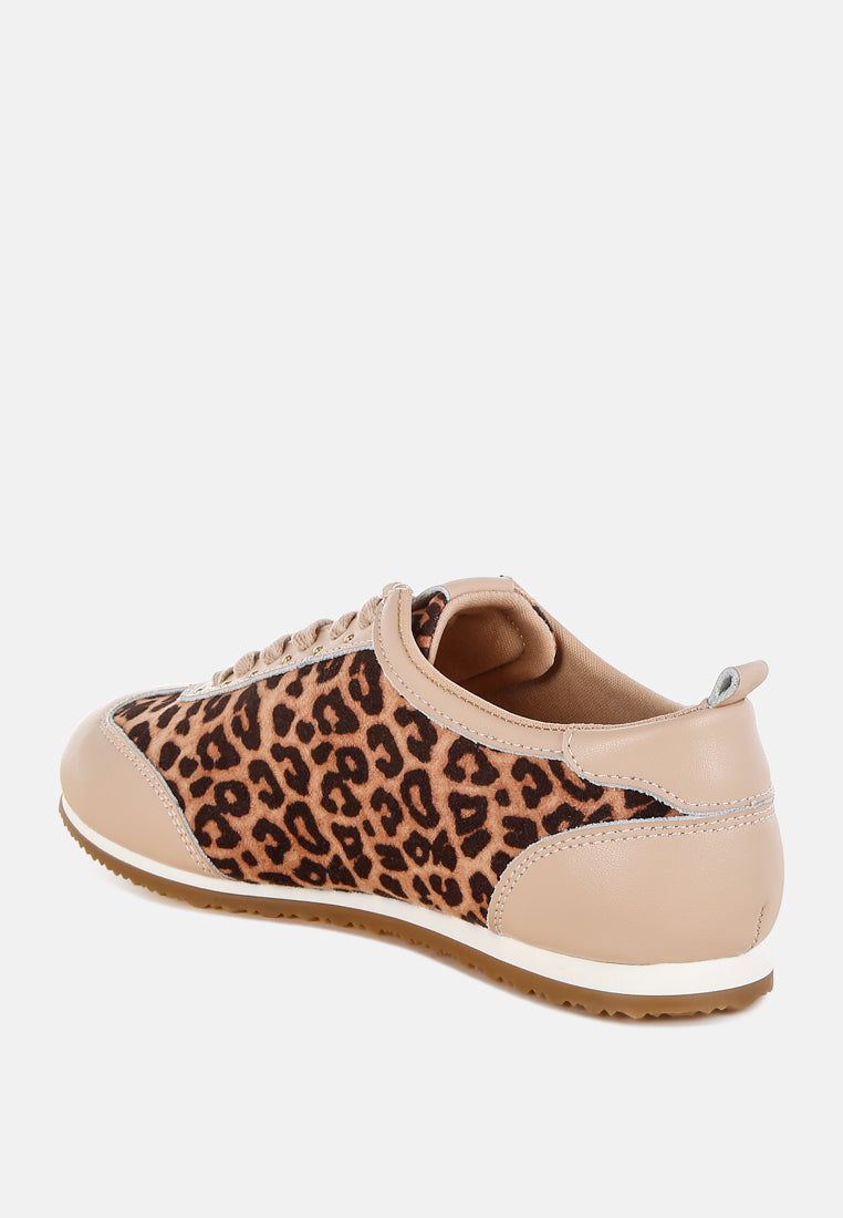 narati leopard print real leather sneakers#color_leopard
