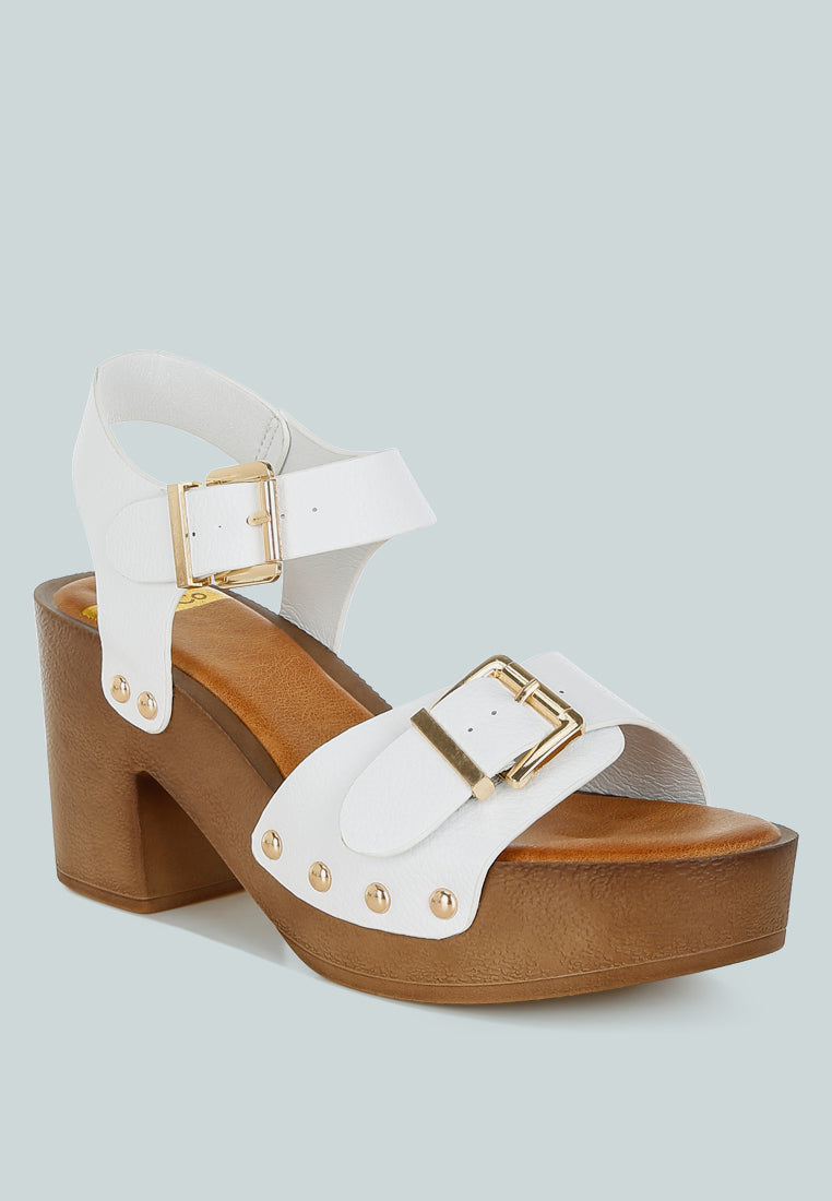 ompasa genuine leather clog sandals#color_white