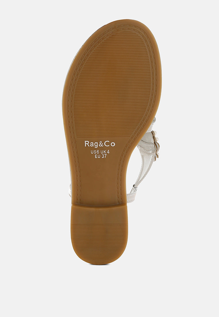 opazie metallic pearl embellished flats#color_silver