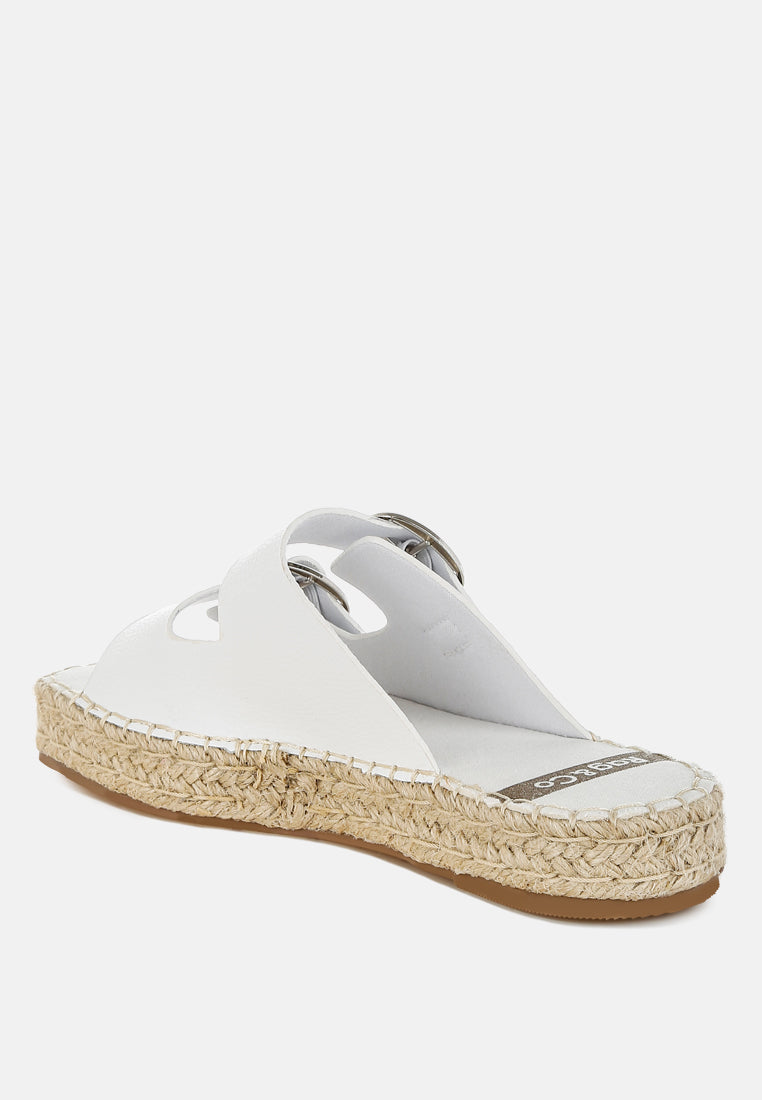 palala genuine soft leather square toe espadrilles#color_white