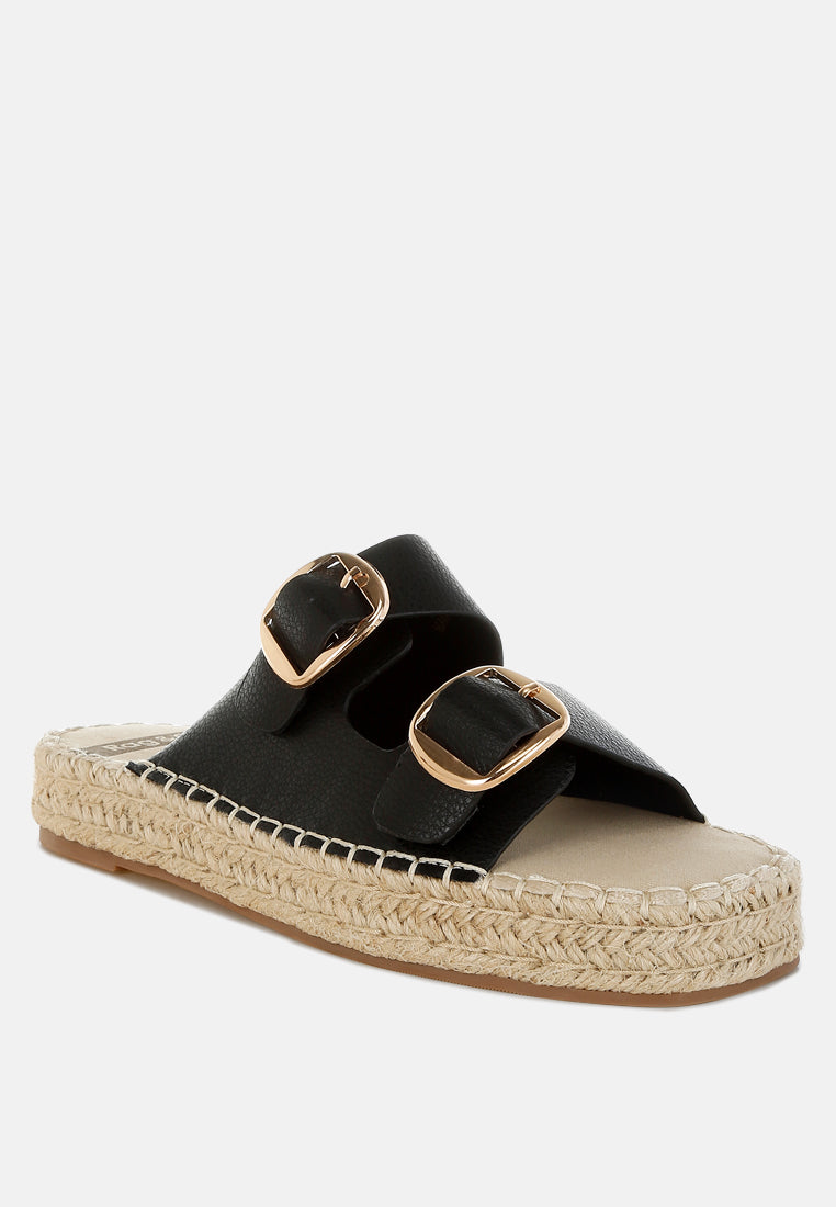palala genuine soft leather square toe espadrilles#color_black