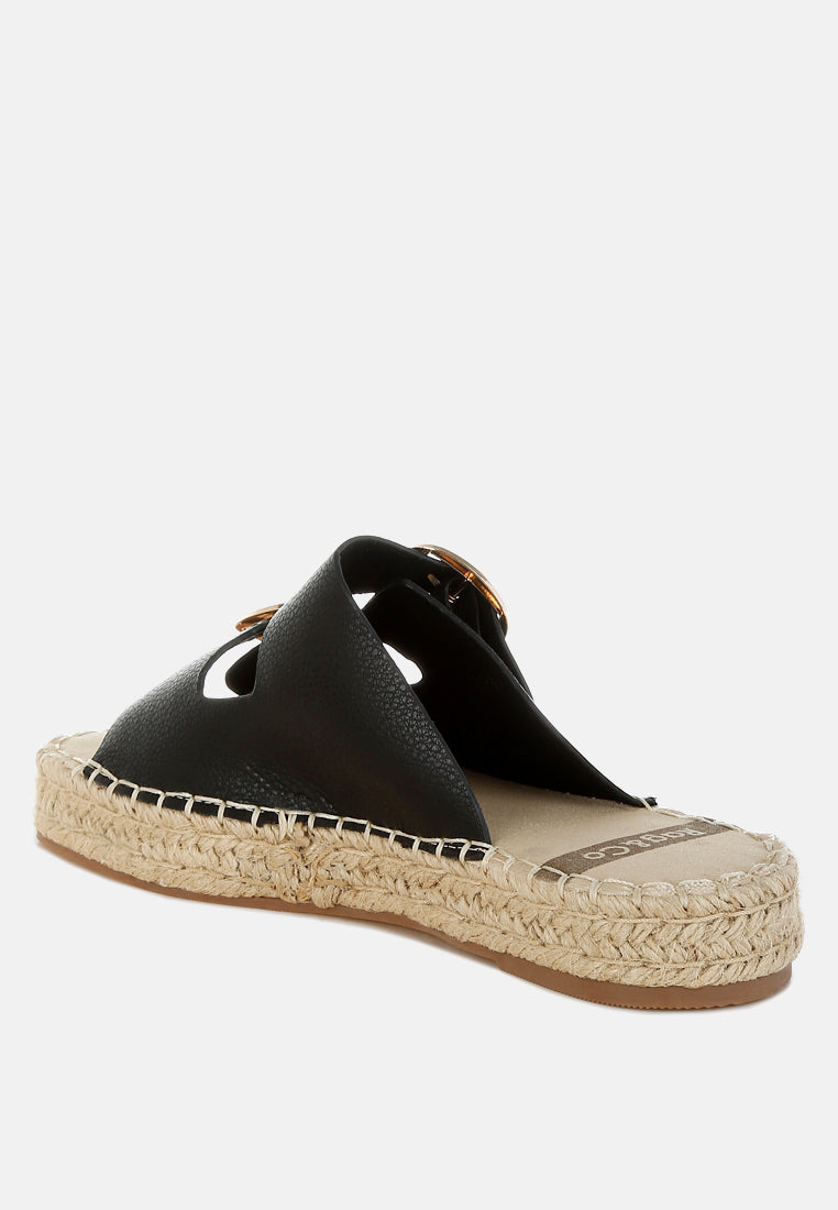 palala genuine soft leather square toe espadrilles#color_black