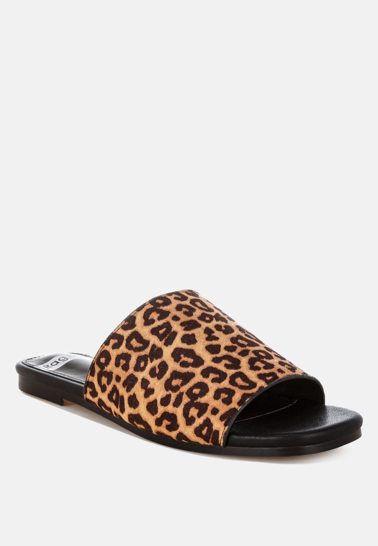 panthera leopard print slider flats#color_leopard