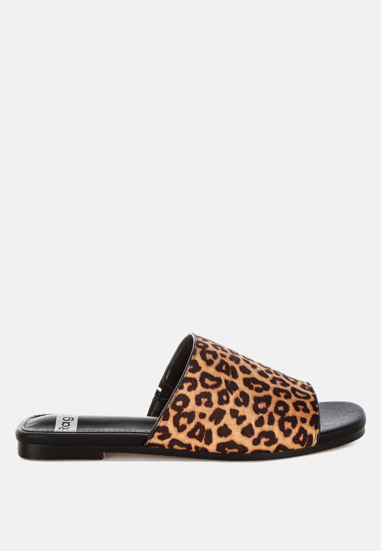 panthera leopard print slider flats#color_leopard