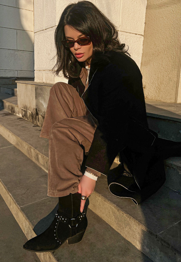 rodeo studded suede ankle boots#color_black