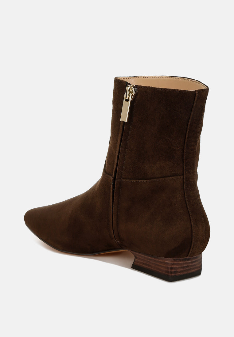 hakra flared heel suede boots#color_brown
