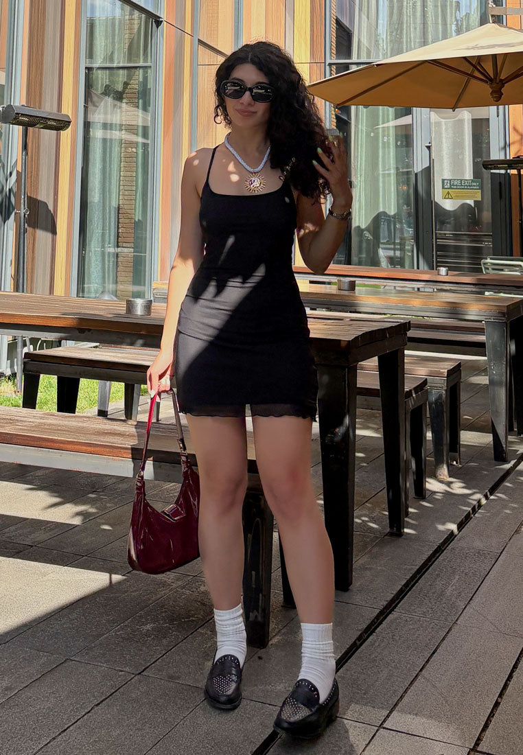 raisa stud embellished penny loafers#color_black