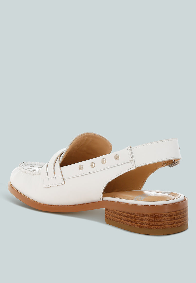 remykin braided penny strap loafers#color_white