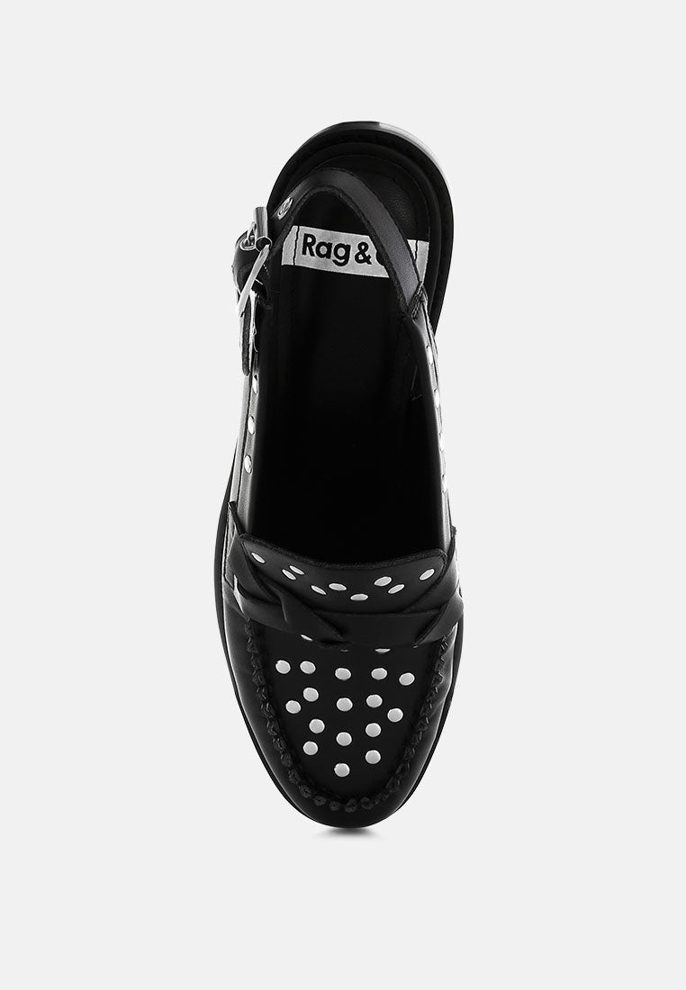 remykin braided penny strap loafers#color_black