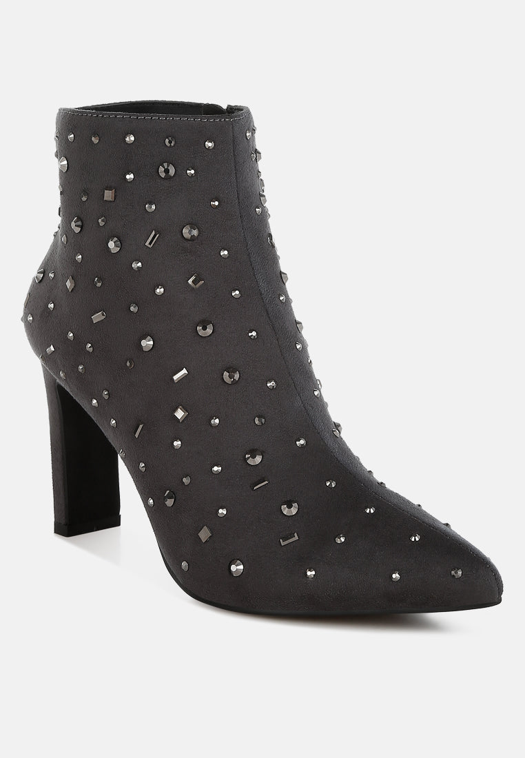 sakura diamante embellished microfiber boots#color_grey