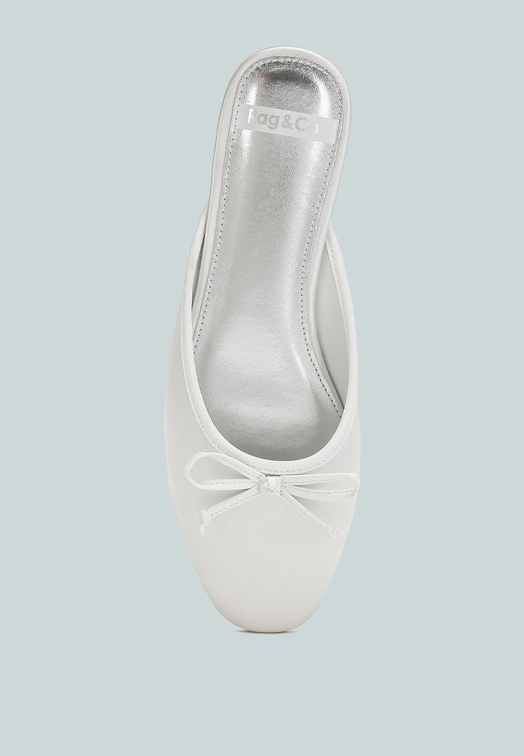taylena satin bow detail mules#color_white