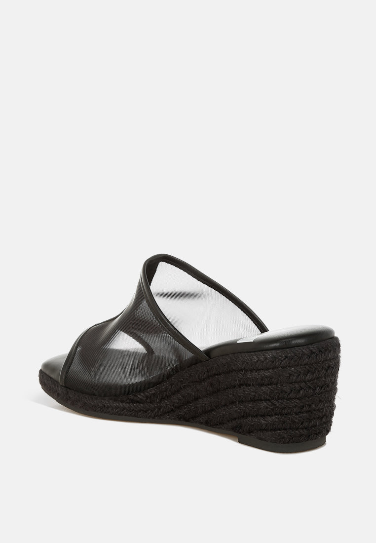 seraphine breathable mesh slip-on wedges#color_black