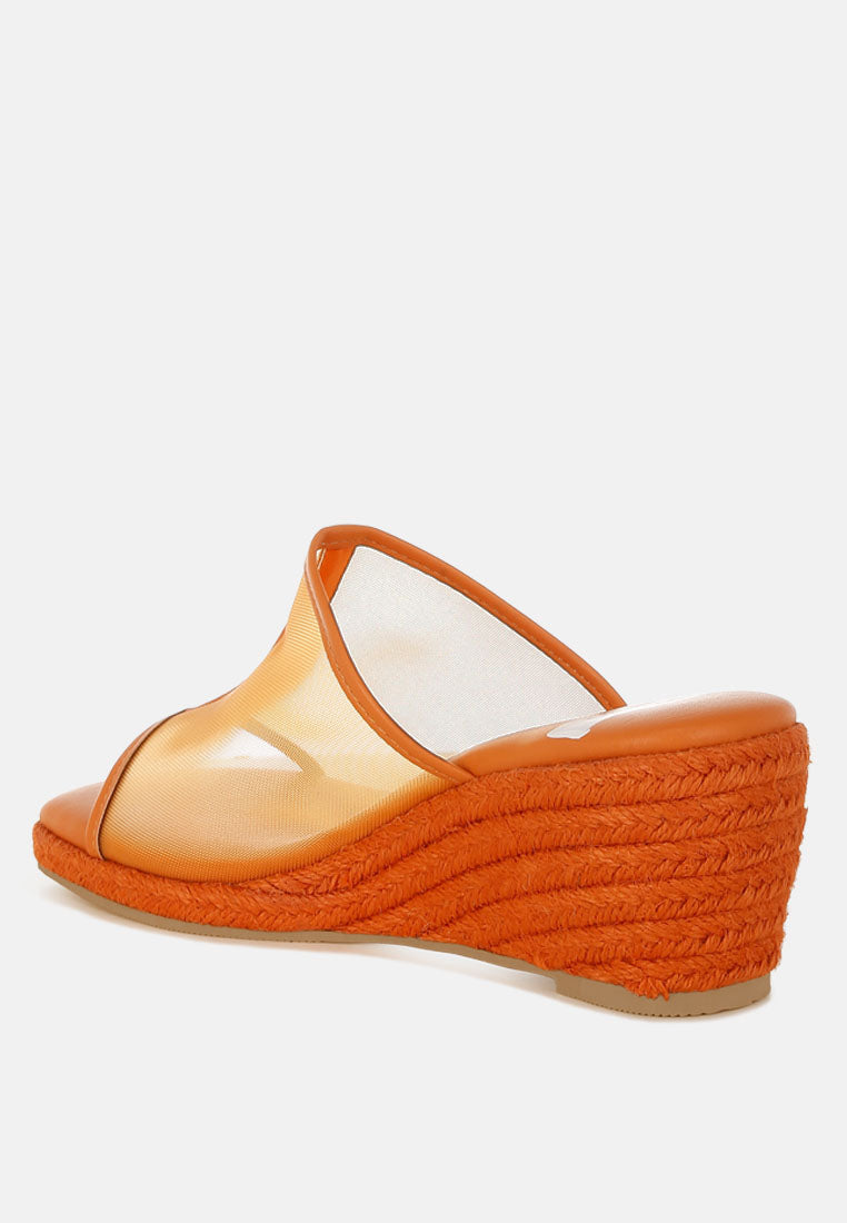 seraphine breathable mesh slip-on wedges#color_orange