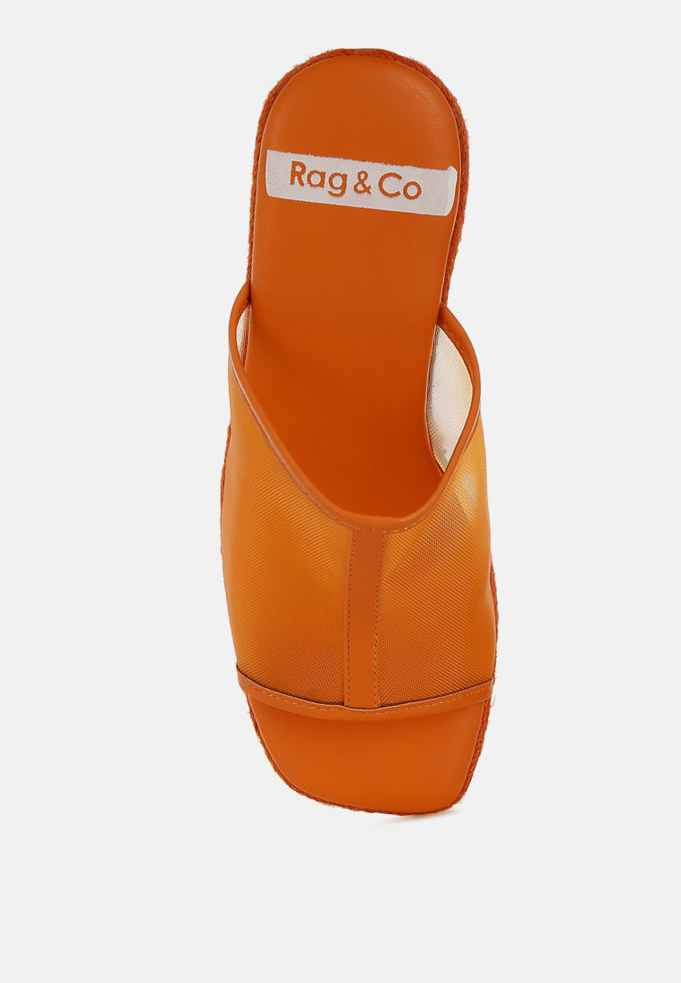 seraphine breathable mesh slip-on wedges#color_orange