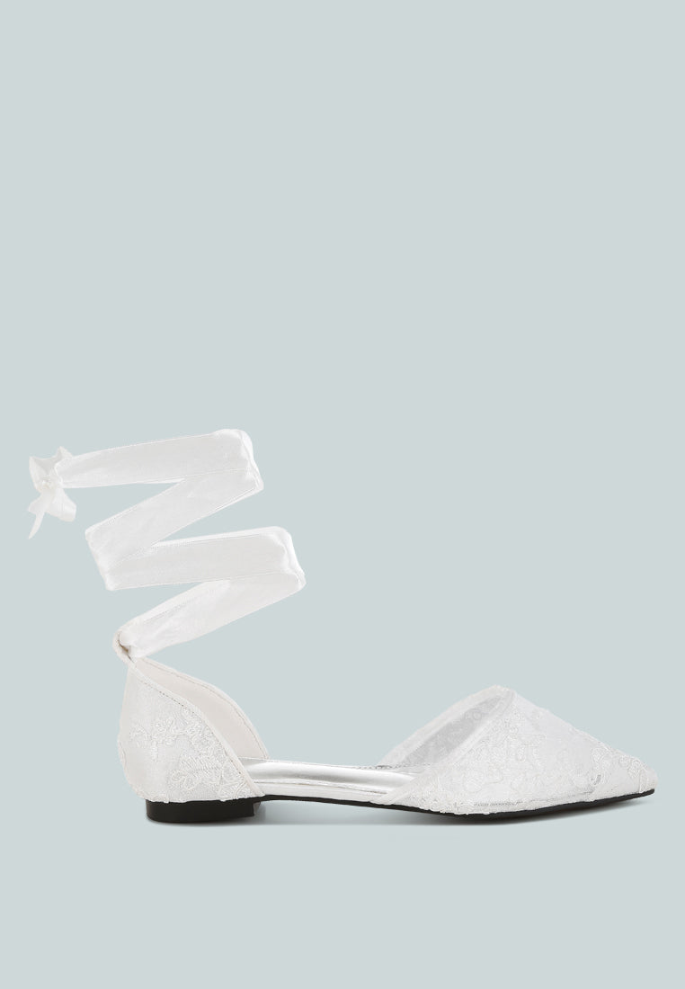 shrami pearl & rhinestone strap flat sandals#color_white