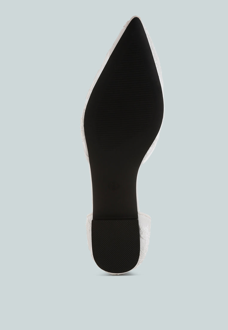 shrami pearl & rhinestone strap flat sandals#color_white