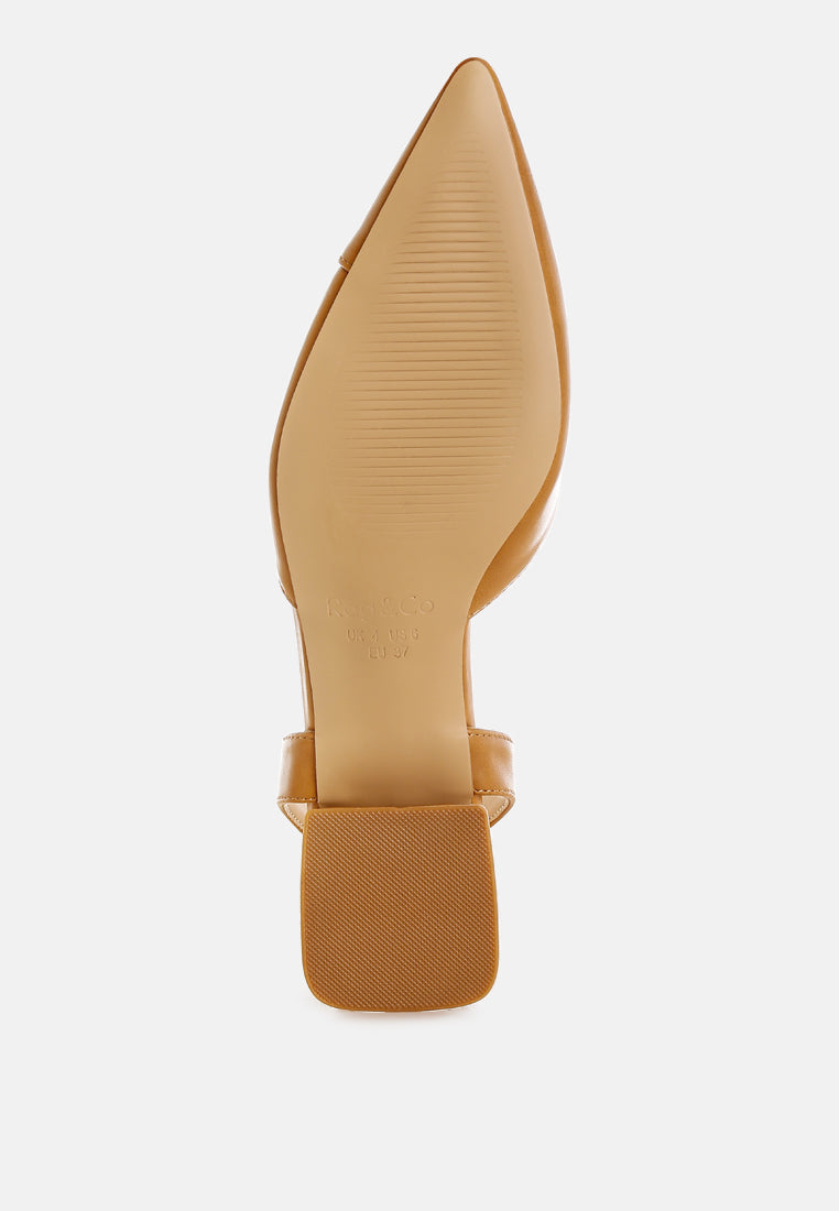 tijay soft real leather slingback sandals#color_tan