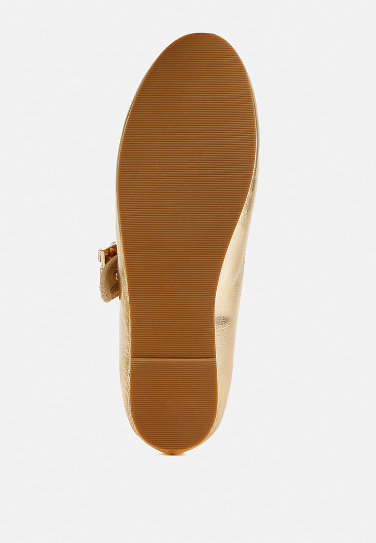 upstage brooch mary jane sandals#color_gold