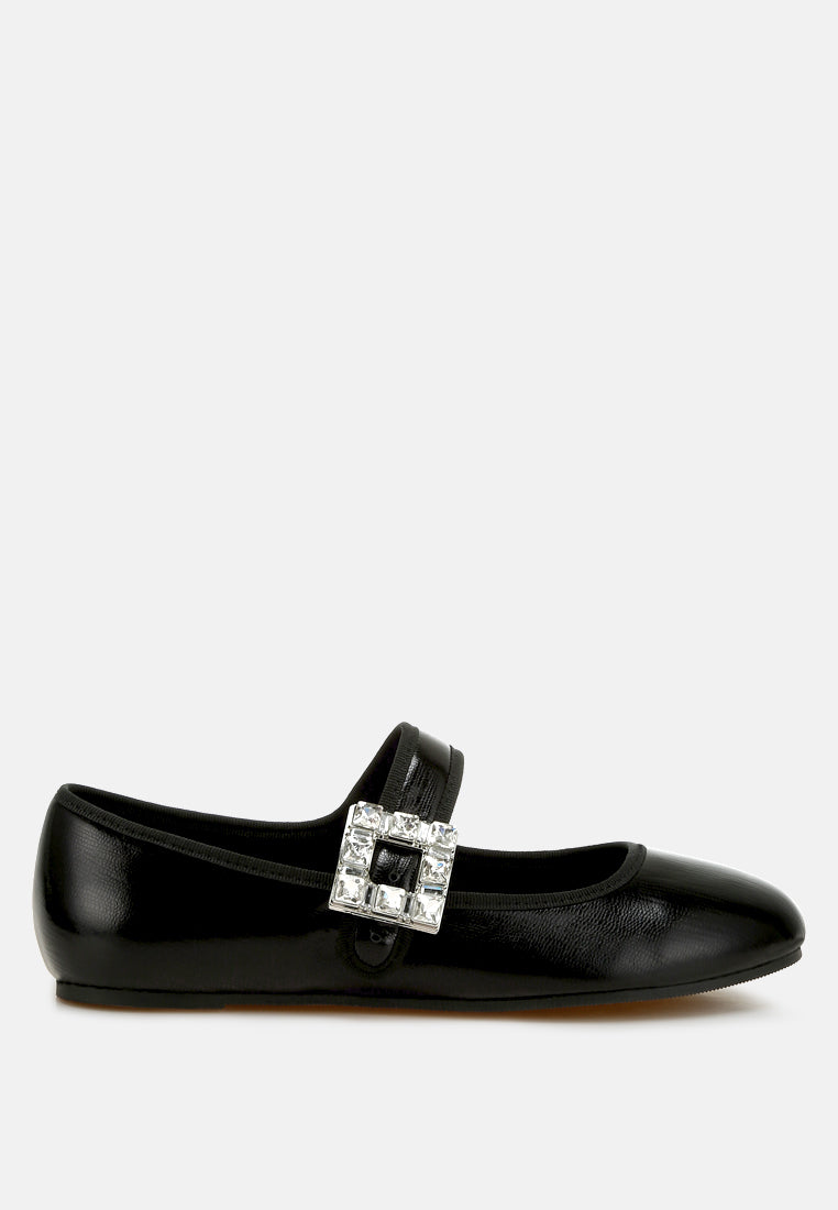 upstage brooch mary jane sandals#color_black