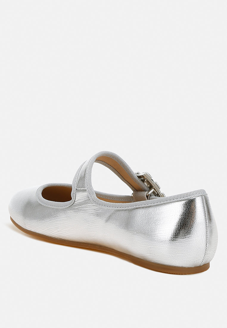 upstage brooch mary jane sandals#color_silver