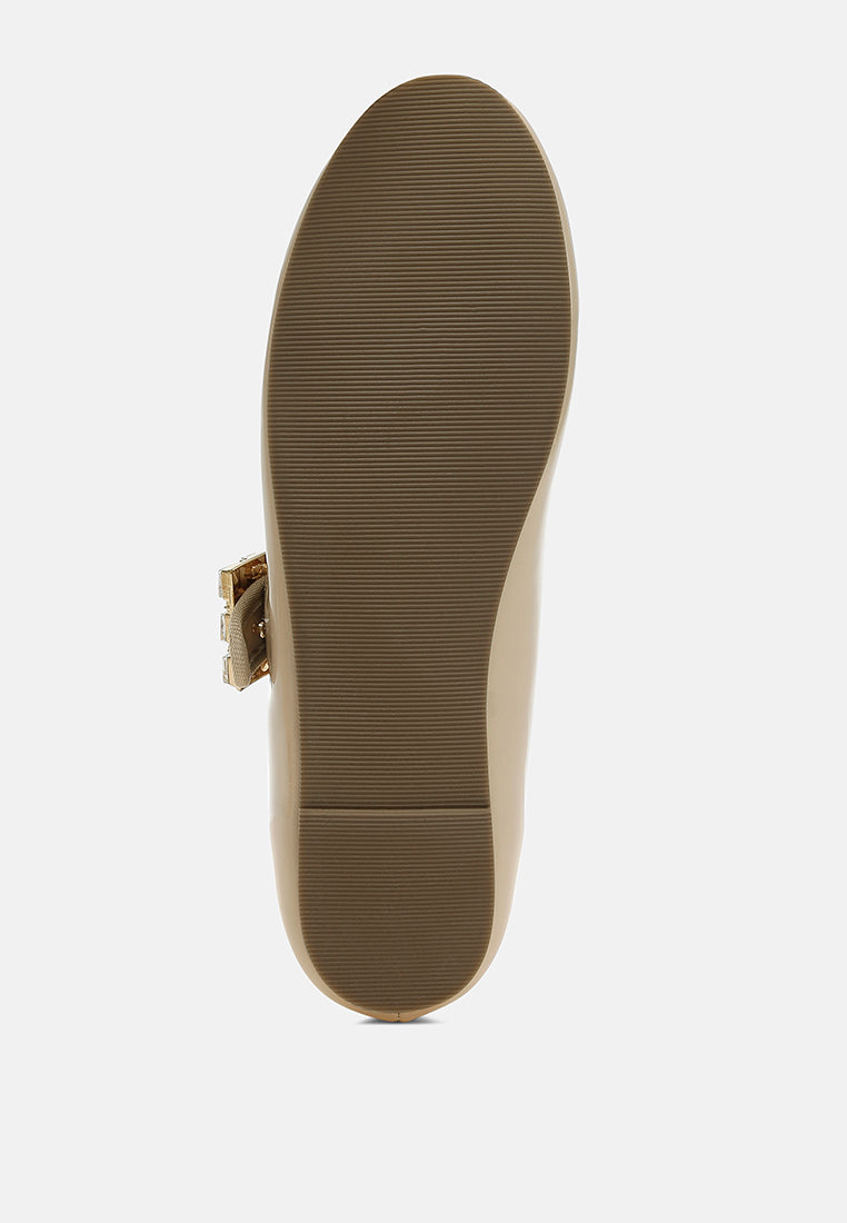 upstage brooch mary jane sandals#color_beige