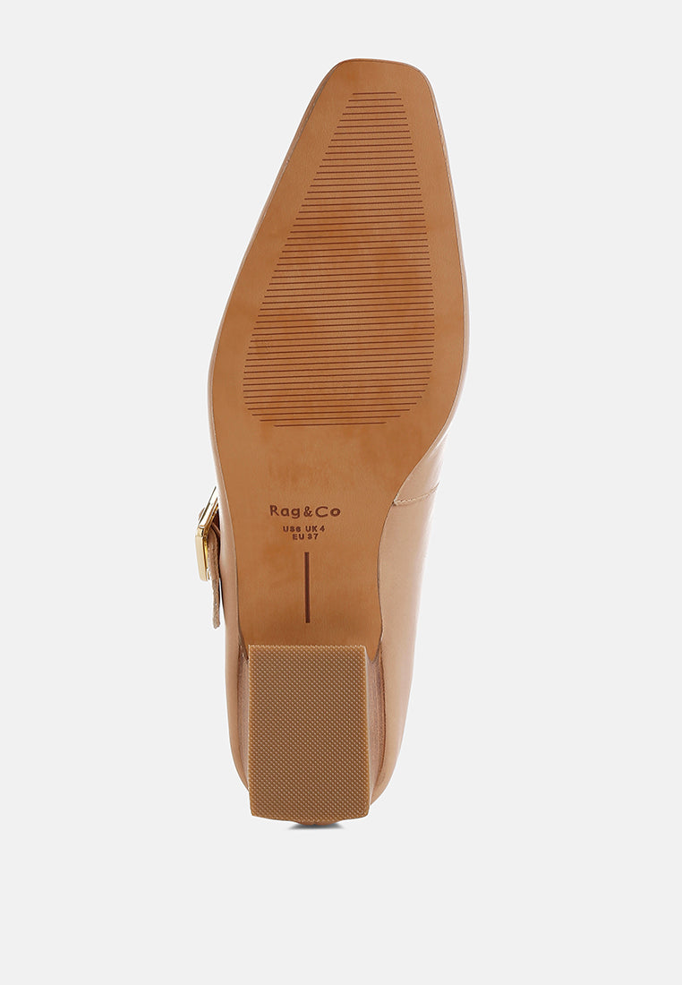vernis genuine leather mary jane sandals#color_beige