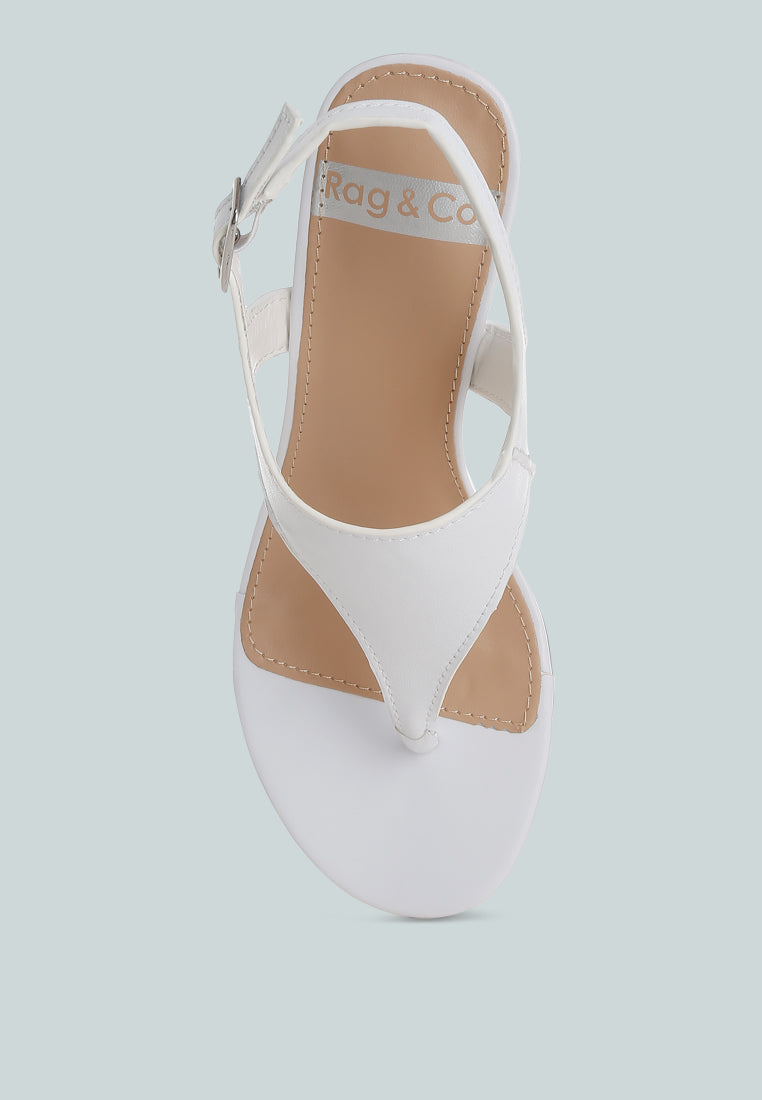 wami real leather wedge heel sandals#color_white