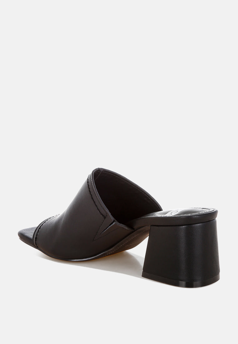 wuling slip-on soft leather heels#color_black