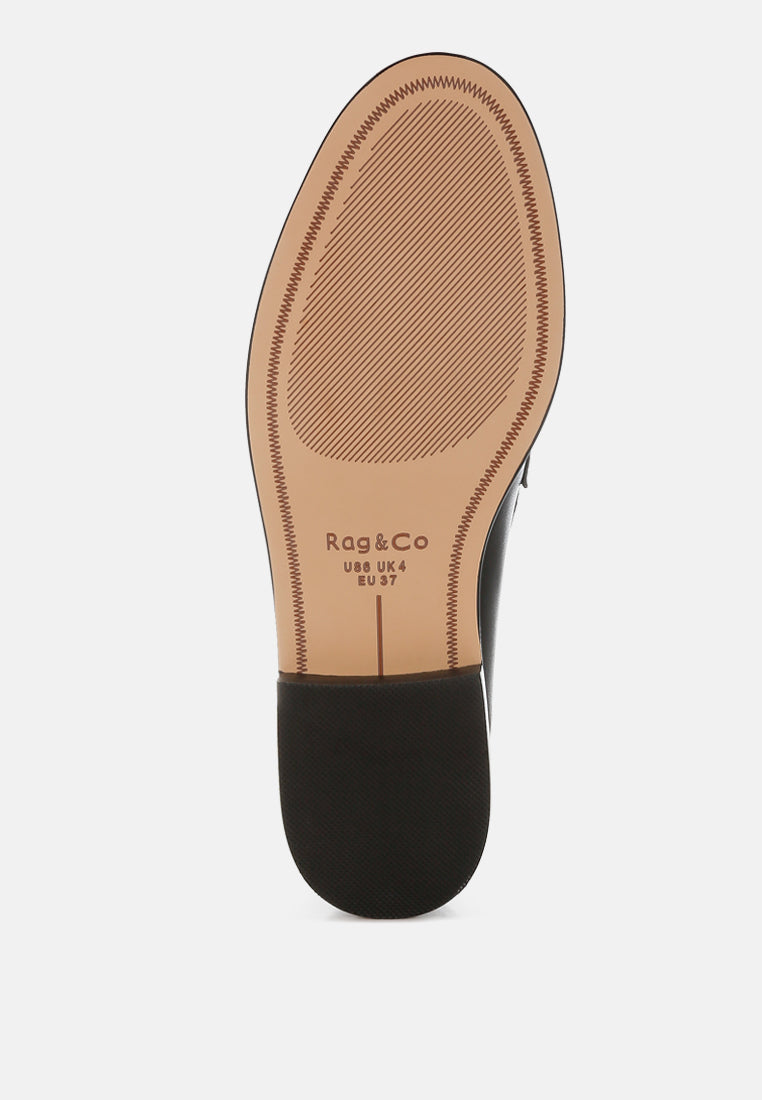 yelena real leather tassel loafers#color_black