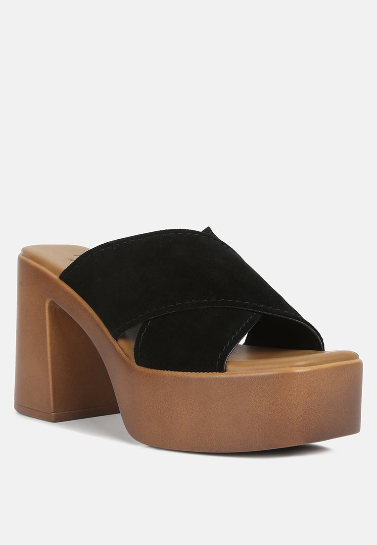 Suede Platform Heels Chinese Laundry Leopard Mules Buy MATRIX