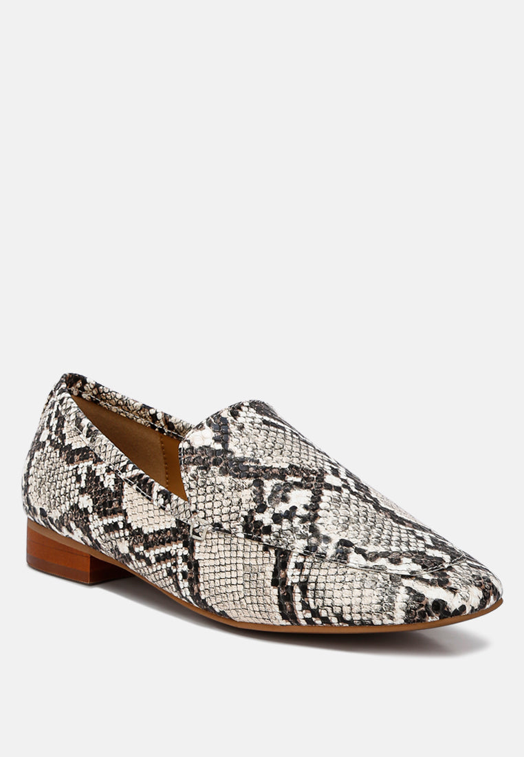 Snakeskin loafers sales womens